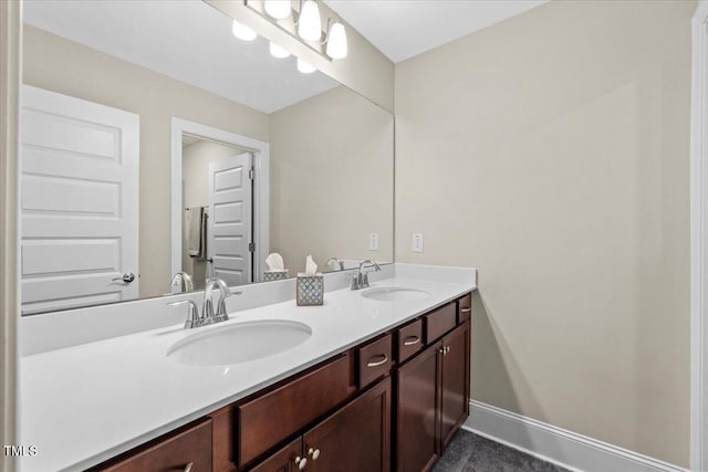 2981 Thurman Dairy, Wake Forest, NC 27587 - full bath with double vanity and baseboards