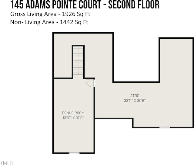 145 Adams Pointe Ct, Angier, NC 27501 - view of home floor plan