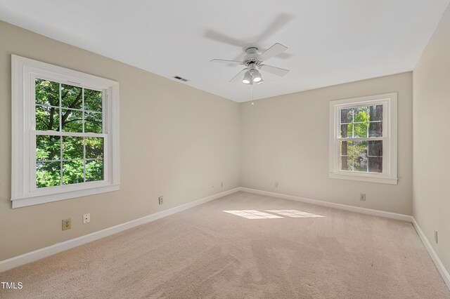 109 Grey Fox Ct, Cary, NC 27511 - carpeted spare room with a ceiling fan and baseboards