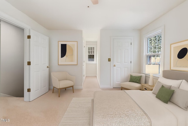 109 Grey Fox Ct, Cary, NC 27511 - bedroom featuring light carpet and baseboards