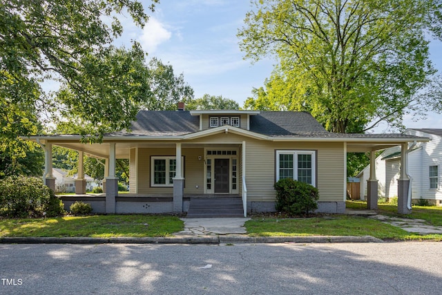 112 N Sellers St, Selma, NC 27576 - view of front facade featuring covered porch
