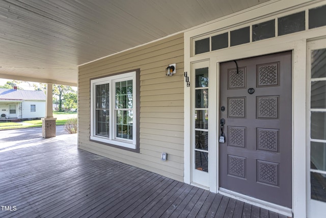 112 N Sellers St, Selma, NC 27576 - doorway to property with covered porch