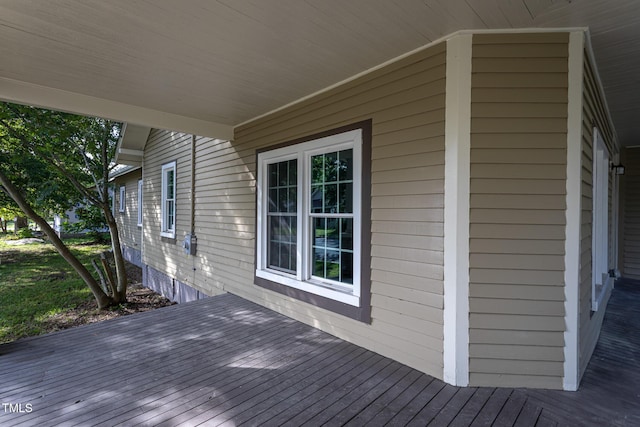 112 N Sellers St, Selma, NC 27576 - view of wooden terrace