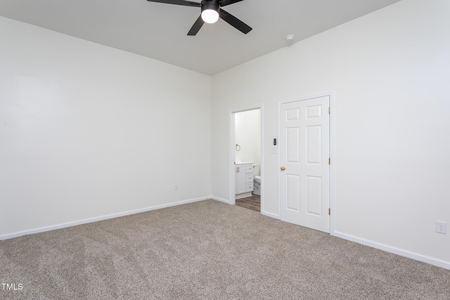 112 N Sellers St, Selma, NC 27576 - unfurnished room featuring carpet floors and a ceiling fan
