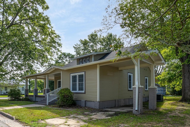 112 N Sellers St, Selma, NC 27576 - view of property exterior with covered porch