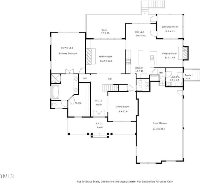 3728 Westbury Lake Dr, Raleigh, NC 27603 - view of home floor plan