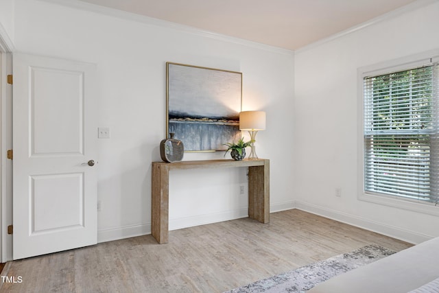 837 Varina Ln, Fuquay Varina, NC 27526 - unfurnished office with wood finished floors and ornamental molding