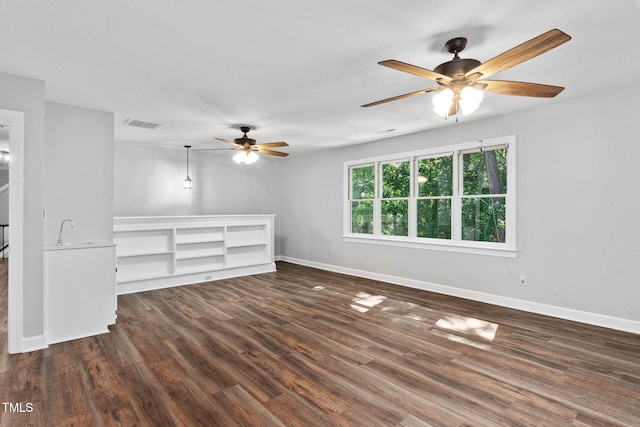 13004 Hanford Ct, Raleigh, NC 27614 - spare room with a ceiling fan and wood finished floors