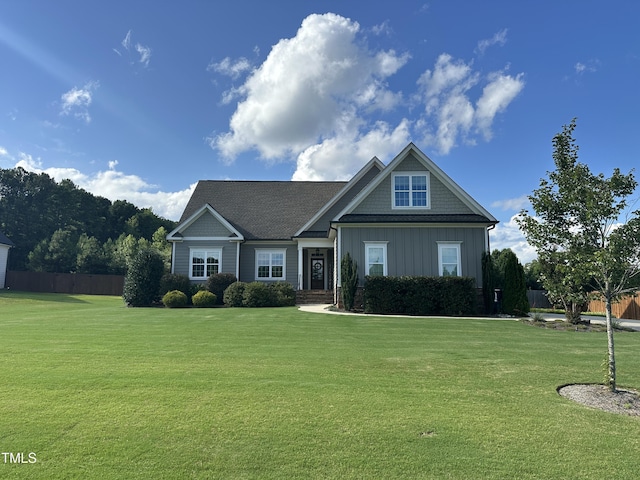 135 Meadow Lake Dr, Youngsville, NC 27596 - craftsman-style home with board and batten siding