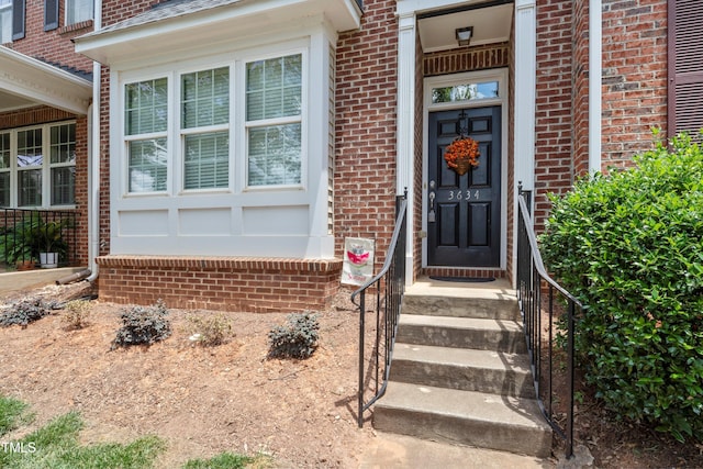 3634 Olympia Dr, Raleigh, NC 27603 - entrance to property featuring brick siding