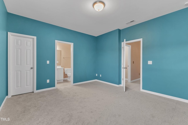 3634 Olympia Dr, Raleigh, NC 27603 - unfurnished bedroom with carpet flooring and ensuite bathroom