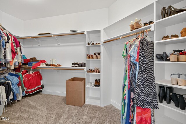 3748 Knollcreek Dr, Apex, NC 27539 - walk in closet featuring carpet