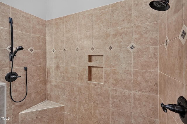 3748 Knollcreek Dr, Apex, NC 27539 - bathroom with tiled shower