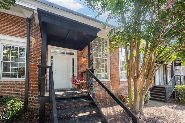 1535 Caraleigh Mills Ct Unit 142, Raleigh, NC 27603 - entrance to property with brick siding and a porch