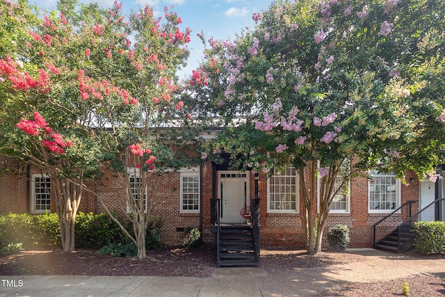 1535 Caraleigh Mills Ct Unit 142, Raleigh, NC 27603 - obstructed view of property featuring brick siding and crawl space