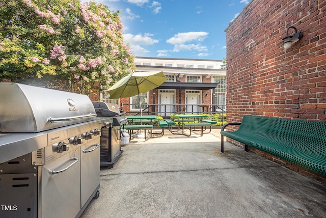 1535 Caraleigh Mills Ct Unit 142, Raleigh, NC 27603 - view of patio featuring grilling area