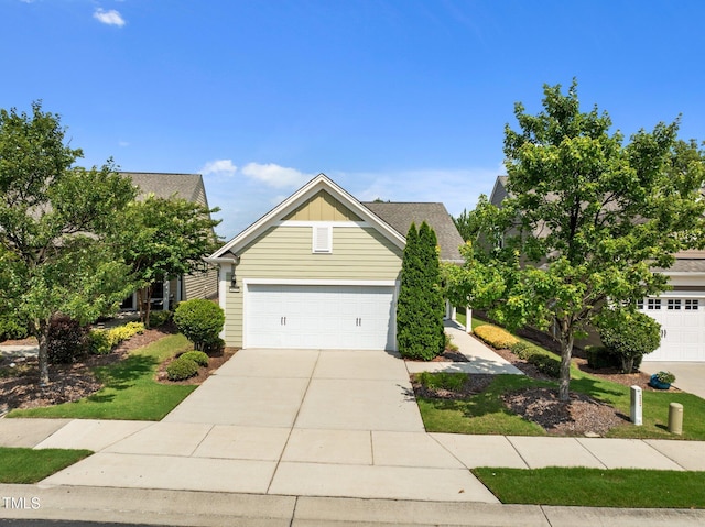 1704 Horne Creek Dr, Durham, NC 27703 - view of front of home with concrete driveway