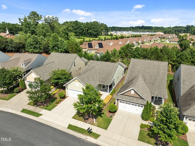 1704 Horne Creek Dr, Durham, NC 27703 - aerial view of residential area