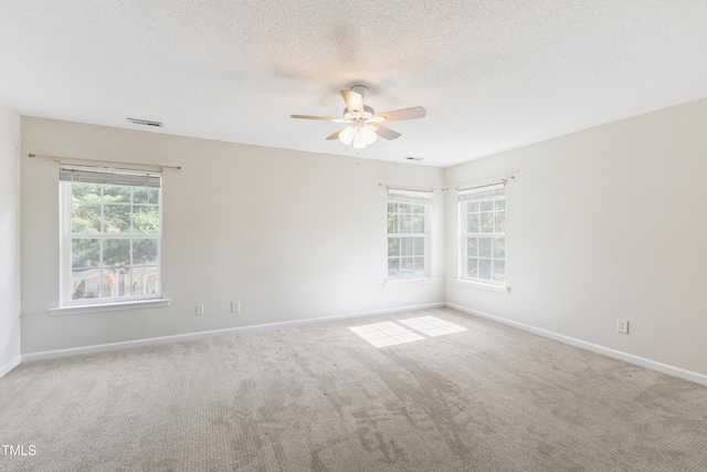 328 Palmdale Ct, Holly Springs, NC 27540 - carpeted empty room featuring ceiling fan and a textured ceiling