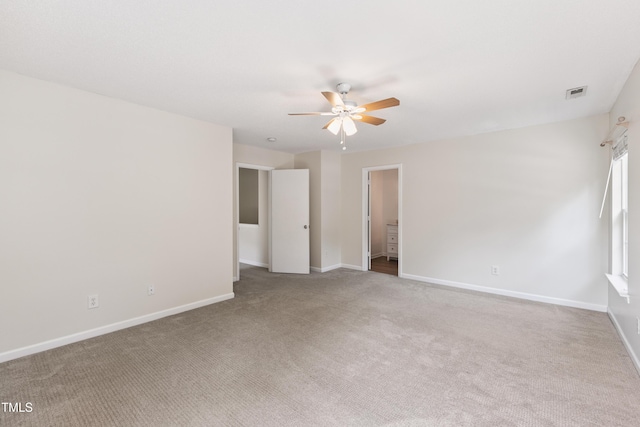 328 Palmdale Ct, Holly Springs, NC 27540 - spare room with a ceiling fan and carpet