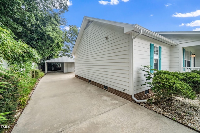413 S Fayetteville St, Clayton, NC 27520 - view of side of home with crawl space