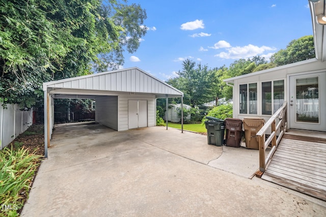413 S Fayetteville St, Clayton, NC 27520 - view of detached garage