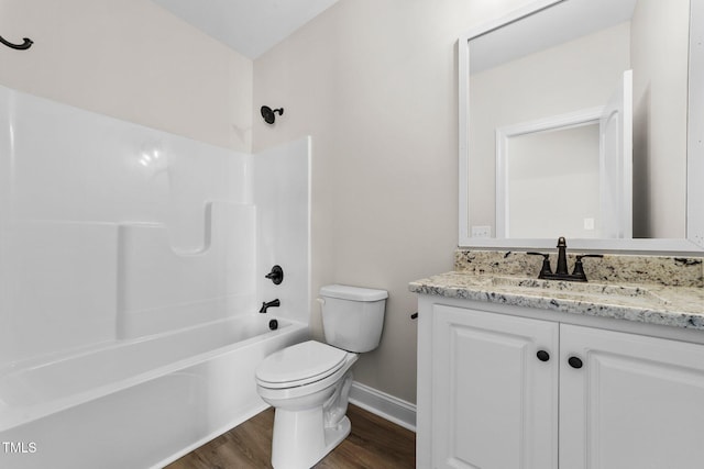 2379 Heartland Rd, Battleboro, NC 27809 - full bathroom featuring wood finished floors, vanity, and bathing tub / shower combination