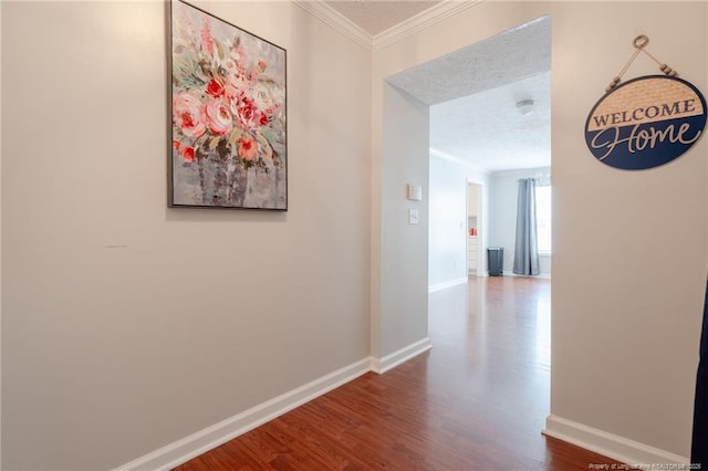 3314 Harbour Pointe Pl Unit 8, Fayetteville, NC 28314 - hall featuring crown molding and wood finished floors