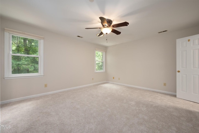 5020 Celbridge Pl, Raleigh, NC 27613 - unfurnished room featuring ceiling fan and light colored carpet