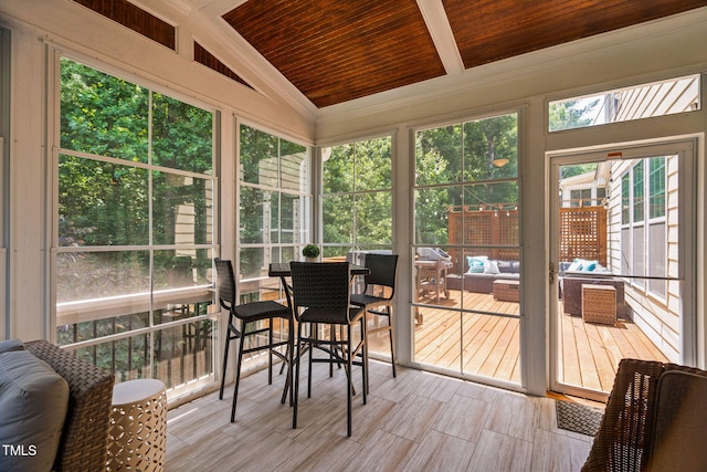 2712 Lake Waccamaw Trl, Apex, NC 27502 - sunroom with outdoor lounge area