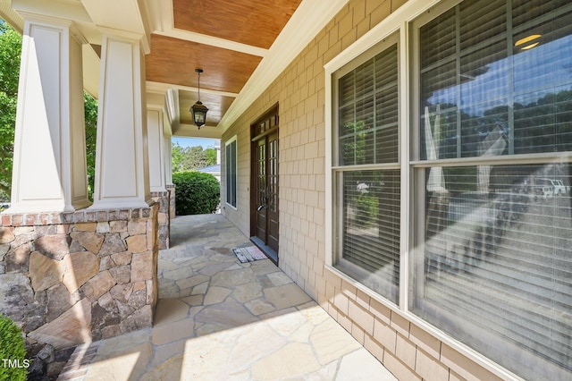 528 Bankhead Dr, Cary, NC 27519 - view of covered porch