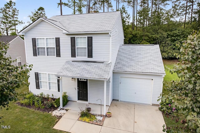 5 Ocean Ct, Durham, NC 27704 - traditional-style home featuring an attached garage, concrete driveway, and a shingled roof