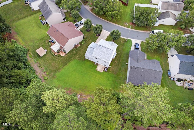 5 Ocean Ct, Durham, NC 27704 - aerial overview of property's location with nearby suburban area