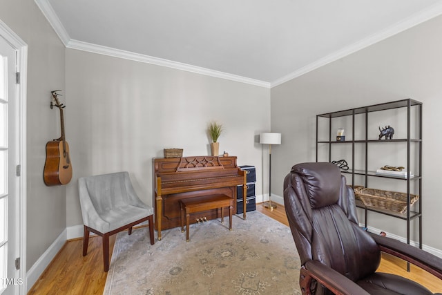 7908 Mayapple Pl, Raleigh, NC 27613 - home office with ornamental molding and wood finished floors