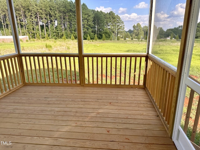163 Noramac Ct, Selma, NC 27576 - wooden deck with a yard and view of wooded area