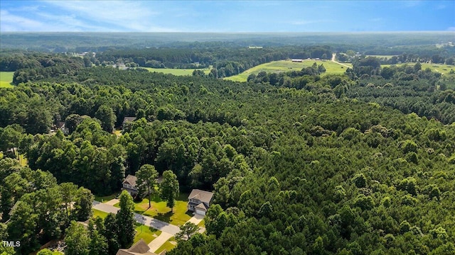 205 Willow Ridge Dr, Louisburg, NC 27549 - aerial view of a heavily wooded area