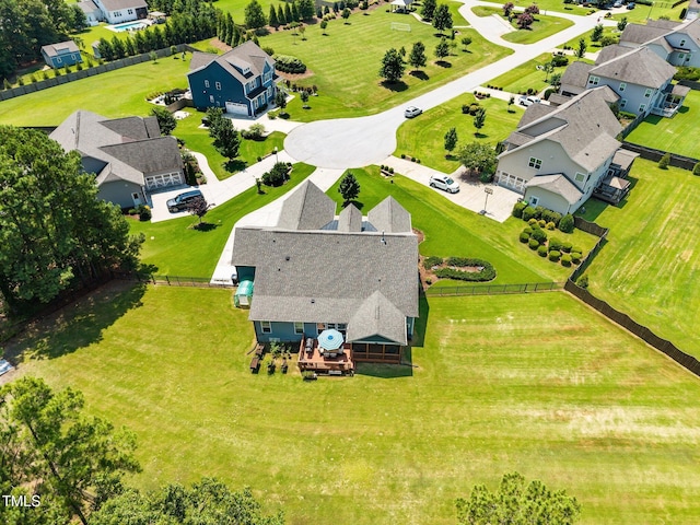 8713 Halsey Ln, Wake Forest, NC 27587 - aerial view of residential area