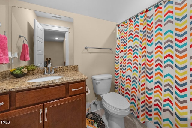 8713 Halsey Ln, Wake Forest, NC 27587 - full bathroom with vanity and a shower with shower curtain