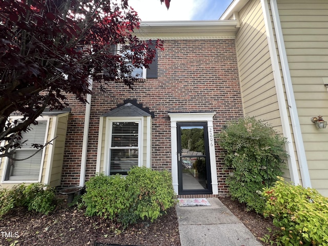 2206 Alpine Rd, Durham, NC 27707 - entrance to property with brick siding