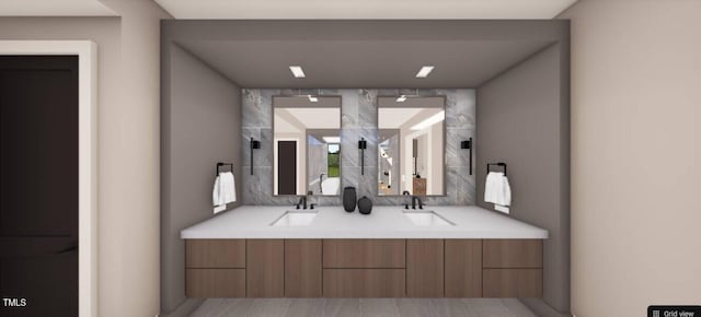 6804 Brixley Cir, Raleigh, NC 27614 - full bathroom with double vanity