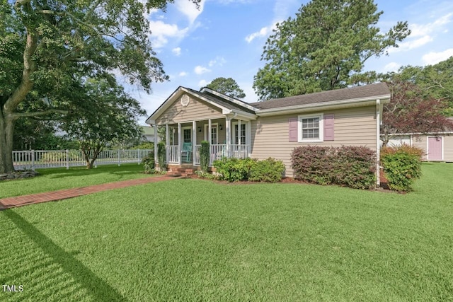 216 S Faison Ave, Faison, NC 28341 - view of front facade featuring a porch