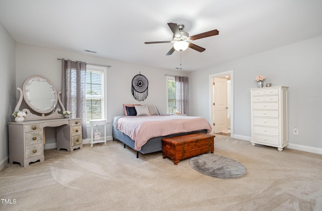 701 Laurel Spring Dr, Fuquay Varina, NC 27526 - bedroom with carpet and ceiling fan