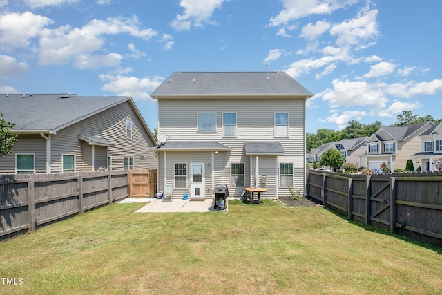 701 Laurel Spring Dr, Fuquay Varina, NC 27526 - back of property featuring a patio area, a fenced backyard, and a residential view