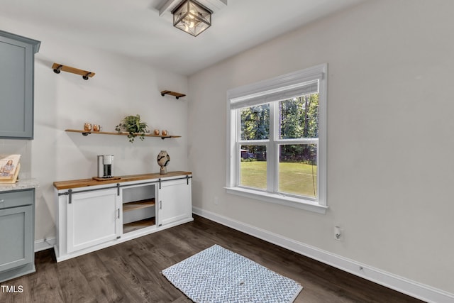 1725 River Club Way, Franklinton, NC 27525 - unfurnished office with dark wood-style floors and baseboards