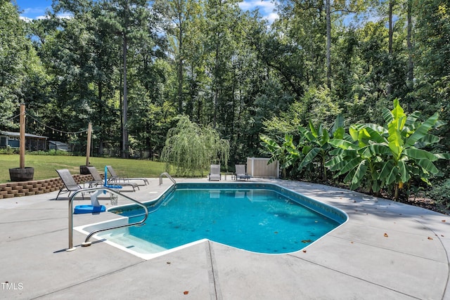 1725 River Club Way, Franklinton, NC 27525 - outdoor pool featuring a patio and a yard