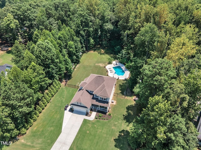 1725 River Club Way, Franklinton, NC 27525 - view of subject property with a heavily wooded area