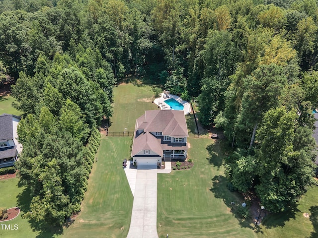 1725 River Club Way, Franklinton, NC 27525 - aerial view of property's location with a forest
