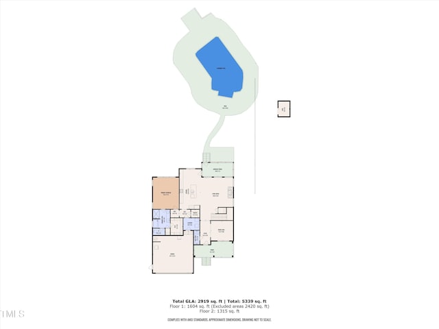 1725 River Club Way, Franklinton, NC 27525 - view of floor plan / room layout