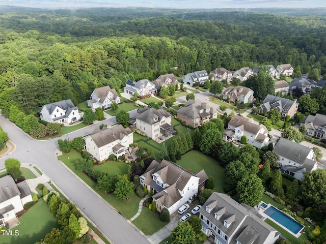 5005 Clyden Cv, Raleigh, NC 27612 - aerial overview of property's location with nearby suburban area