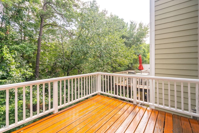 306 Kirkeenan Cir, Morrisville, NC 27560 - view of wooden terrace